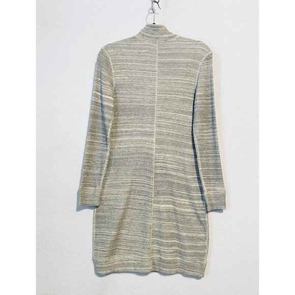 Tommy Bahama Dress Womens Small Salt Meadow Waffle Half Zip Heather Gray Boho - Picture 3 of 5